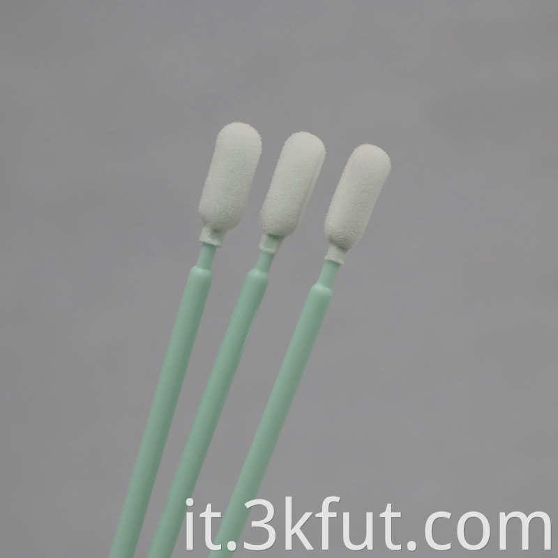 165mm Long foam swabs